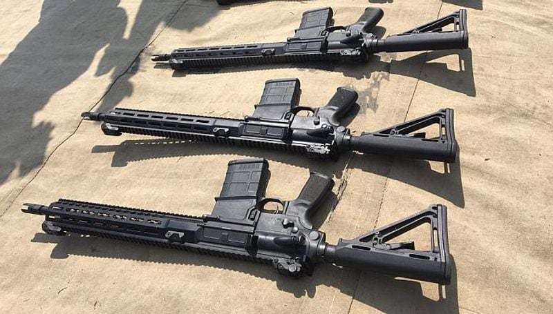 After intense negotiations for over two years between New Delhi and Moscow, Russia's Kalashnikov designed and developed advanced assault rifle AK-203 has finally entered the final stage of contract signing.
A joint venture Indo-Russia Rifles Private Limited between OFB, Kalashnikov and Rosoboronexport was set up with OFB having a majority stake at 50.5 per cent to manufacture the rifles at Amethi.
Primarily stuck due to differences over pricing, the negotiations gained pace after the defence ministry set up a pricing committee in June last year and Defence Minister Rajnath Singh's visit to Russia in September last year for the Shanghai Cooperation Organisation Defence Ministers' Meet. 