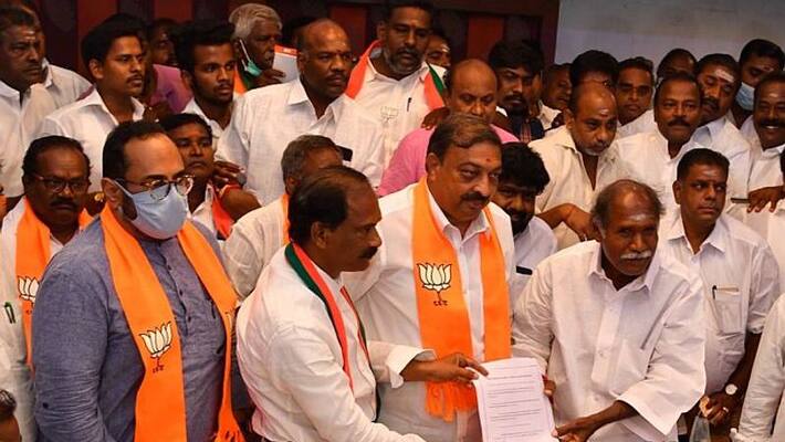Asianet Survey Reveals BJP led NDA Alliance Will Win With 52% of votes in Puducherry Assembly Election 2021 Asianet Survey Reveals BJP led NDA Alliance Will Win With 52% of votes in Puducherry Assembly Election 2021