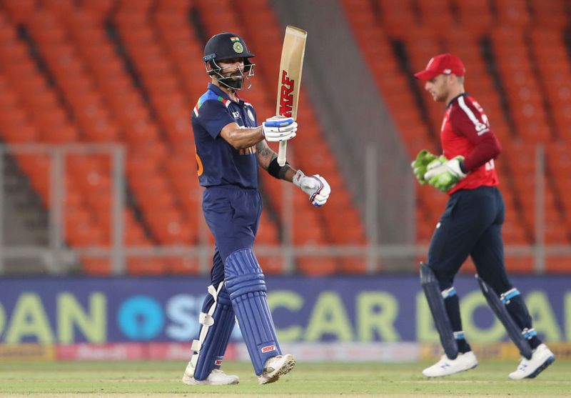 India vs England 3rd T20I Virat kohli fifty steers India to 156