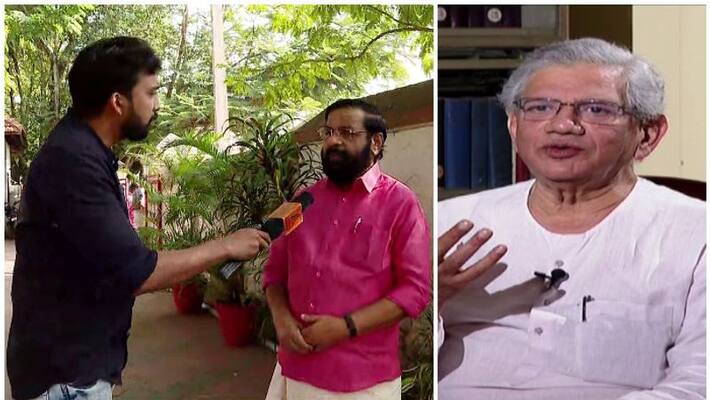 no respond from kadakamapalli surendran on Sitaram Yechury no respond from kadakamapalli surendran on Sitaram Yechury