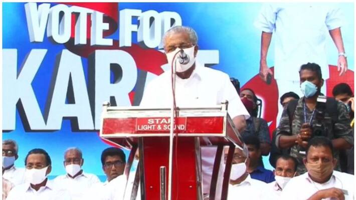 Congress helps BJP to enter assembly hall; says Pinarayi Vijayan Congress helps BJP to enter assembly hall; says Pinarayi Vijayan