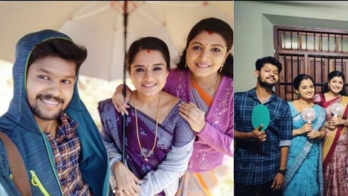 santhwanam malayalam serial actor achu sughand shared selfie with on screen sisters santhwanam malayalam serial actor achu sughand shared selfie with on screen sisters