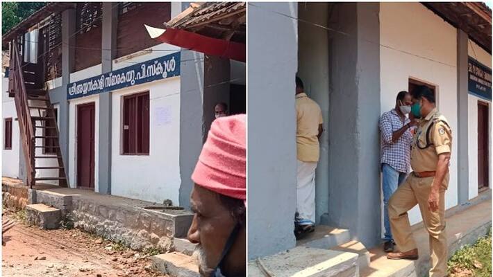 Attempt to illegally demolish the tiles of the school building set up by Ayyankali in Venganur Attempt to illegally demolish the tiles of the school building set up by Ayyankali in Venganur