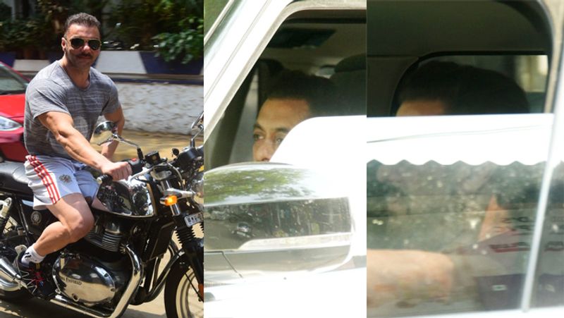 दूसरी ओर सलमान खान (Salman Khan) बांद्रा में नजर आए। कार में बैठे सलमान की थोड़ी सी ही झलक देखने को मिली। खबरों की मानें तो महाराष्ट्र में कोरोना फिर से अपने पैर पसार रहा है और ऐसे में भाईजान बिना मास्क लगाए घूमते नजर आए।
