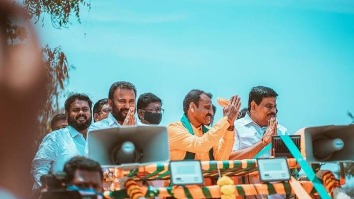 BJP Leader L Murugan file Nomination today BJP Leader L Murugan file Nomination today