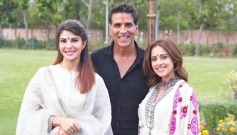 Bollywood actress Jacqueline Fernandez recently flew to Ayodhya for the mahurat of her upcoming film Ram Setu with Akshay Kumar and Nushrratt Bharuccha. 