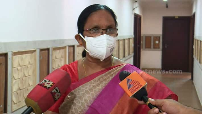 kk shailaja suspects congress league bjp alliance in thalassery kk shailaja suspects congress league bjp alliance in thalassery