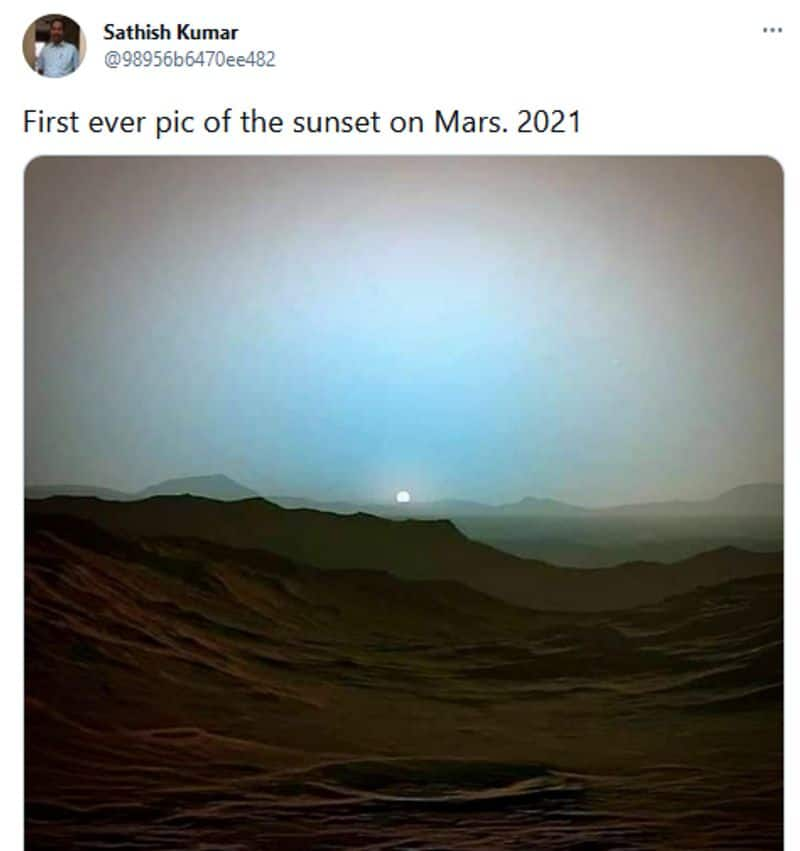 Fact Check म गल ग रह पर स र य स त क पहल फ ट ह ई व यरल ब वक फ बनन स पहल ज न सच Sunset On Mars Fake News Not The First Picture Of Mars It Is Just