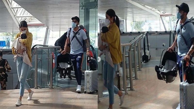 Anushka Sharma and Virat Kohli were recently papped at the Ahmedabad airport while on their way to Pune for the upcoming match. Daughter Vamika was also spotted in Anushka's arms. But these viral pictures did not go down well with their fans.