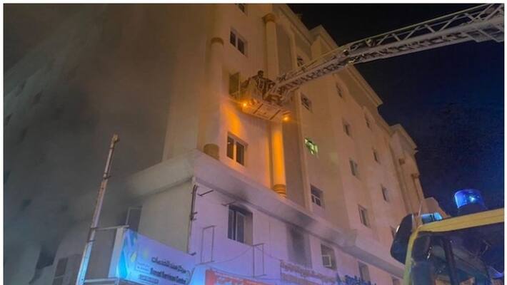 fire broke out in an apartment in oman fire broke out in an apartment in oman