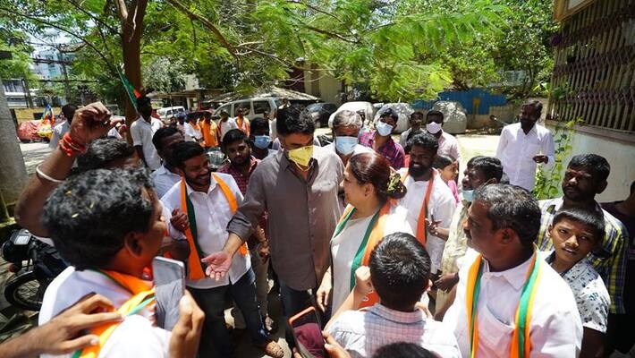 Dont worry about Opinion polls .. Khushbu fear inside but show Brave out side .. Dont worry about Opinion polls .. Khushbu fear inside but show Brave out side ..