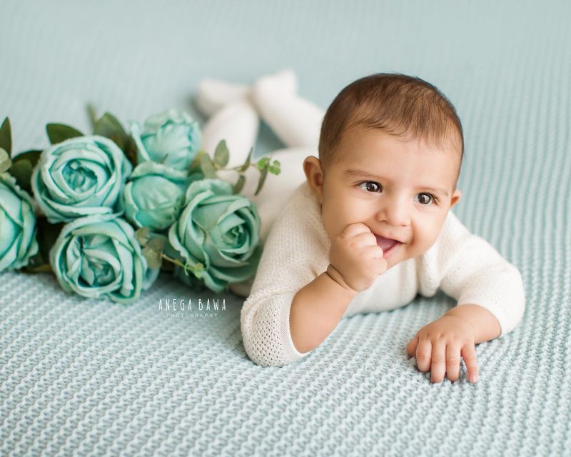 This happens to be a cute click of Rio.