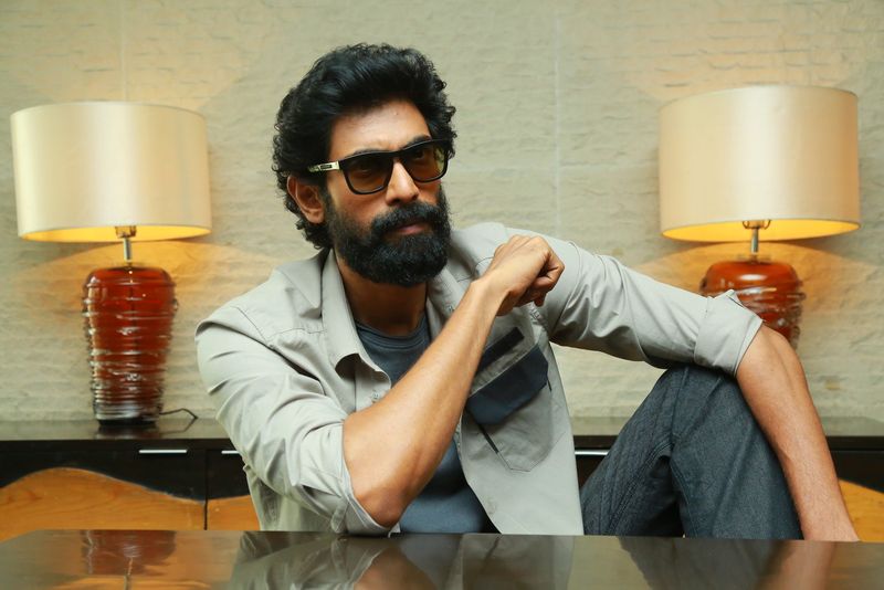 అరణ్య విడుదల సంధర్భంగా మీడియాతో ముచ్చటిస్తున్న రానా