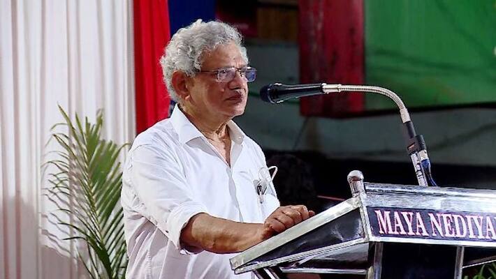 kk shailaja pinarayi vijayan cabinet Sitaram Yechury oppose kk shailaja pinarayi vijayan cabinet Sitaram Yechury oppose