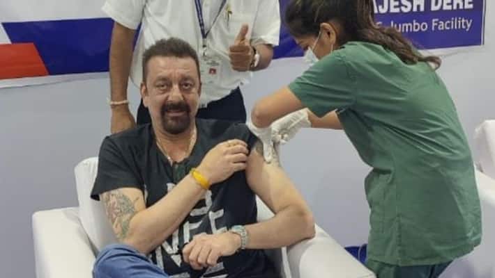 sanjay dutt take corona vaccination dose give message to fans to protect themselve share photo on social media KPJ sanjay dutt take corona vaccination dose give message to fans to protect themselve share photo on social media KPJ