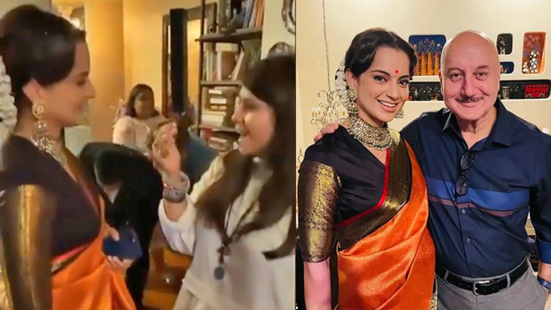 कंगना के बर्थडे पर अनुपम खेर ने उनके साथ अपनी फोटो शेयर करते हुए लिखा- थैंक्यू कंगना अच्छी शाम के लिए। नेशनल अवॉर्ड के लिए बधाई। हैप्पी बर्थडे। भगवान आपको सारी खुशिया दे और क्या पावर पैक्ड ट्रेलर है थलाइवी का। 
