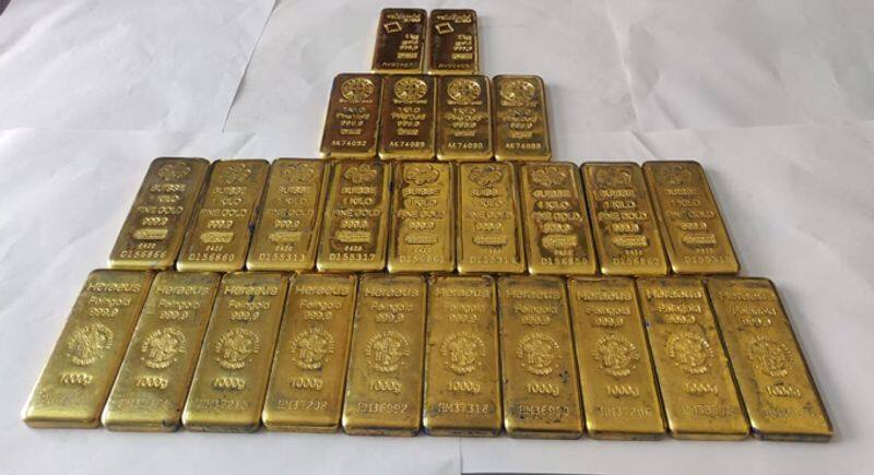 DRI seizes 25 kilos of gold on outskirts of Hyderabad