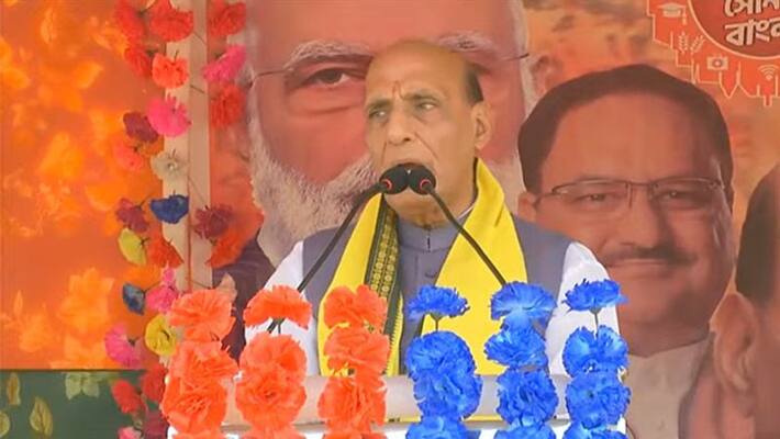 West Bengal assembly elections, Rajnath Singh rally today kpa West Bengal assembly elections, Rajnath Singh rally today kpa