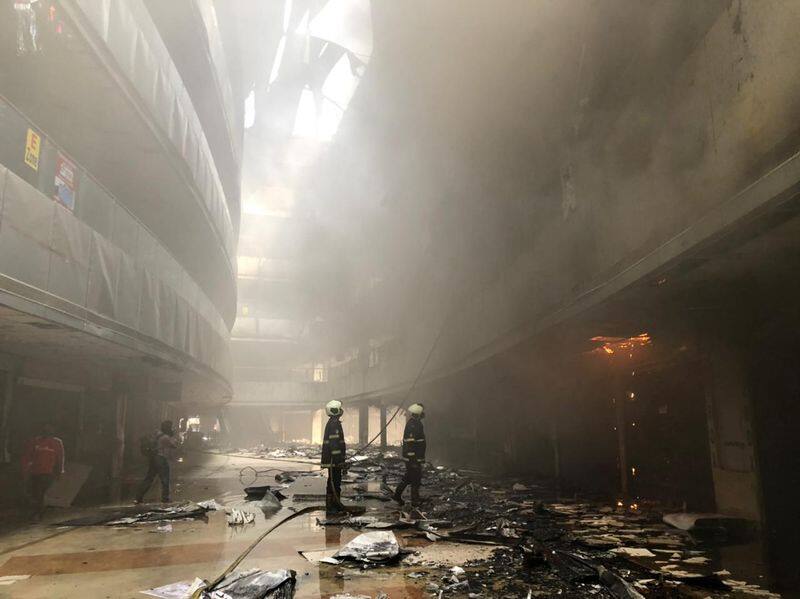 Mumbai fire 10 killed in massive blaze at Covid centre inside mall