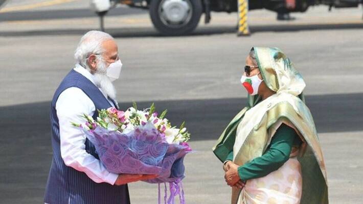 pm narendra modi arrives in bangladesh for two day visit pm narendra modi arrives in bangladesh for two day visit