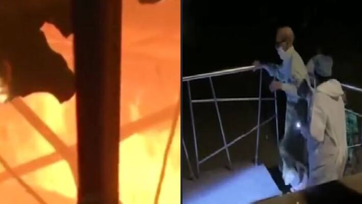 Uddhav Thackeray Visits Mumbai Covid Hospital As Toll Due to Fire Rises to 10 Uddhav Thackeray Visits Mumbai Covid Hospital As Toll Due to Fire Rises to 10