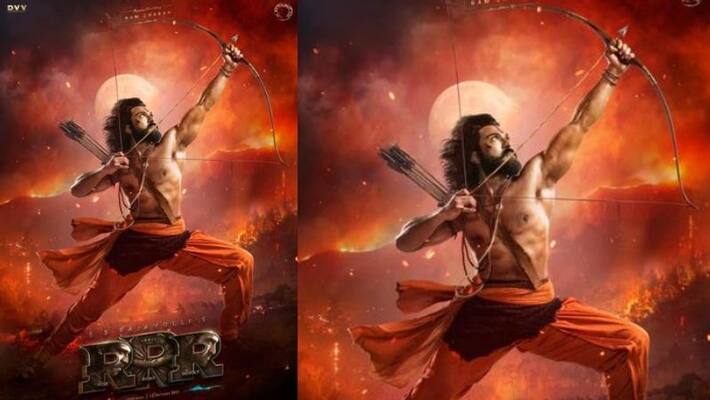 ram charan rrr movie character poster ram charan rrr movie character poster