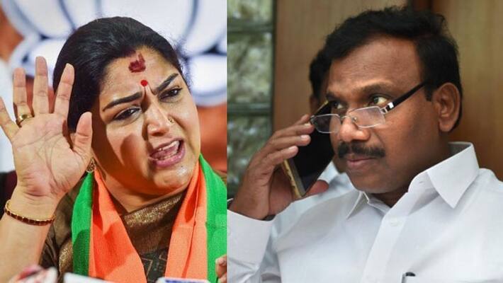 A.Rasa slanderous speech... kushboo condemned A.Rasa slanderous speech... kushboo condemned
