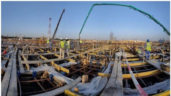 Abu Dhabi Hindu temple foundation will complete by april Abu Dhabi Hindu temple foundation will complete by april
