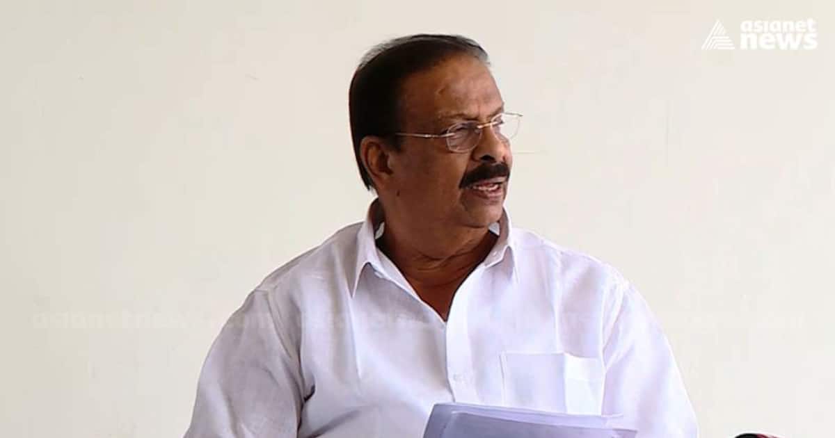 K Sudhakaran: Election duty
