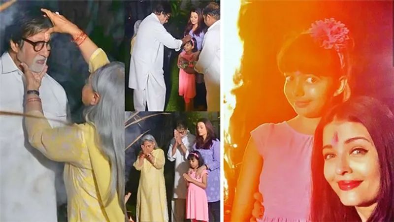 इससे पहले बच्चन फैमिली ने होली जलने से पहले पूजा-अर्चना की। ऐश्वर्या राय भी बेटी आराध्या के साथ होली में शामिल हुईं। वहीं, अमिताभ की बेटी श्वेता बच्चन भी होली के मौके पर फैमिली के साथ नजर आईं।