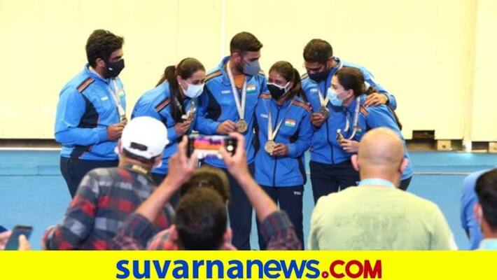 ISSF Junior World Championship India Bags All Medals On Final Day finishes with 40 Medals kvn ISSF Junior World Championship India Bags All Medals On Final Day finishes with 40 Medals kvn