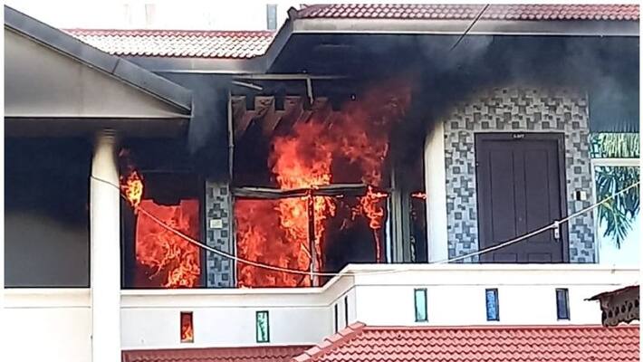 fire out in resort varkala fire out in resort varkala
