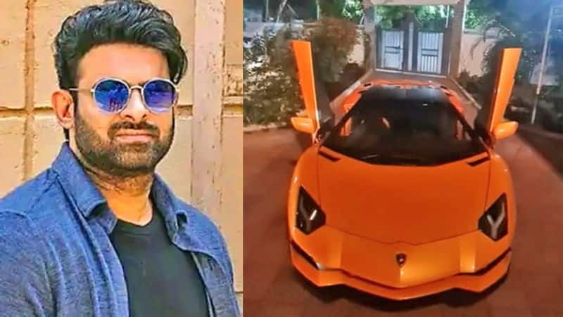 actor prabhas new lamborghini car video leaked