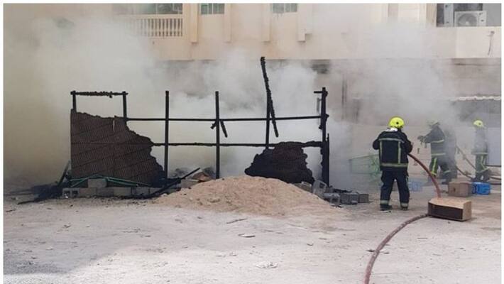fire broke out in Dhofar Governorate fire broke out in Dhofar Governorate