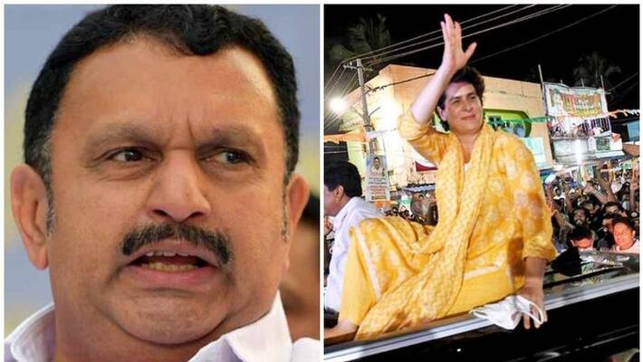 priyanka gandhi k muraleedharan nemom election campaign priyanka gandhi k muraleedharan nemom election campaign