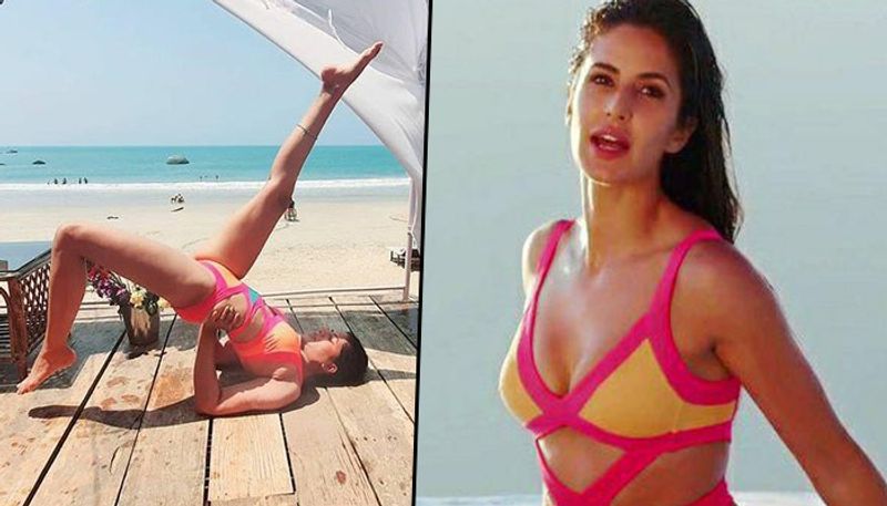 Kavita took to her Instagram account and shared a glimpse of her practising yoga wearing a sultry monokini at the beachside. But does the swimsuit reminds you of someone?