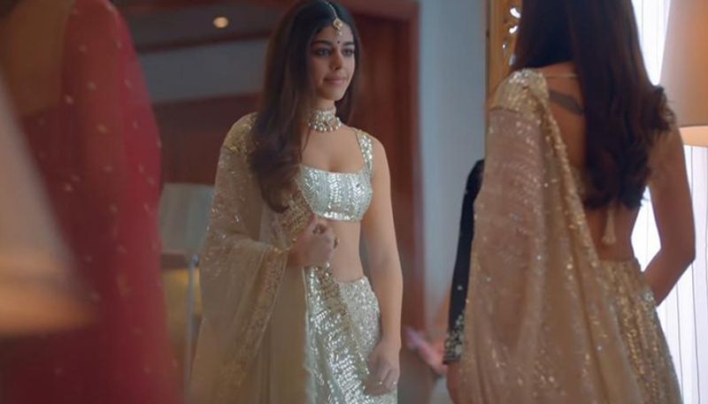 She will be seen in her first music video, where she is dressed up like a bride.
