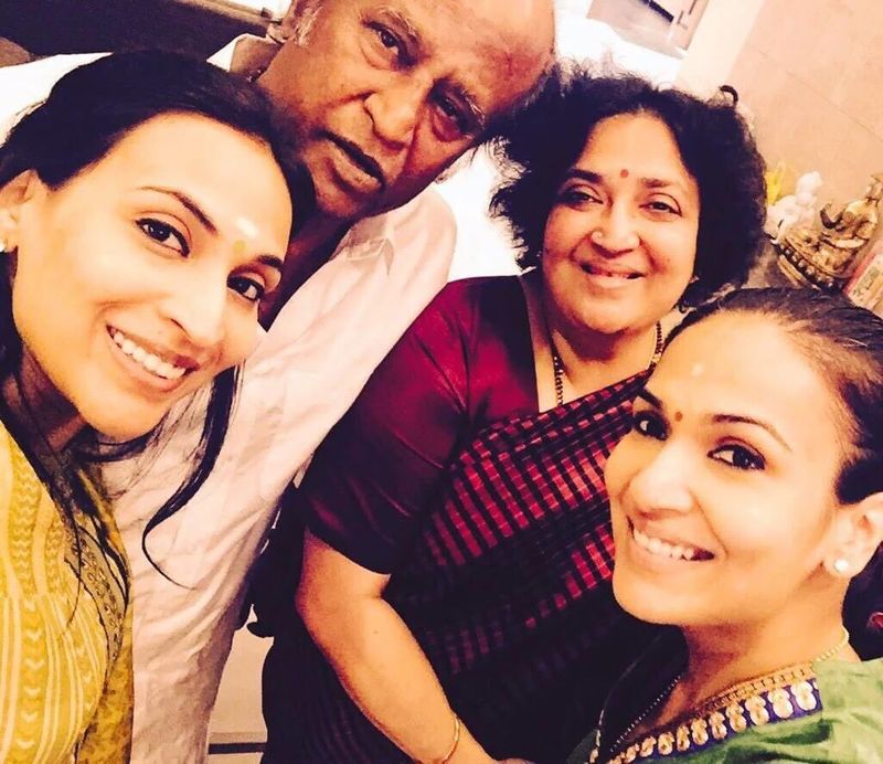 The grandson who posed as look like grandfather Rajinikanth photo goes viral