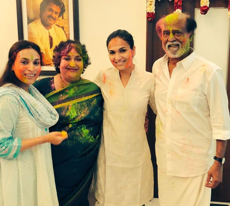 Superstar family in double happiness Rajini and Dhanush receive award same day