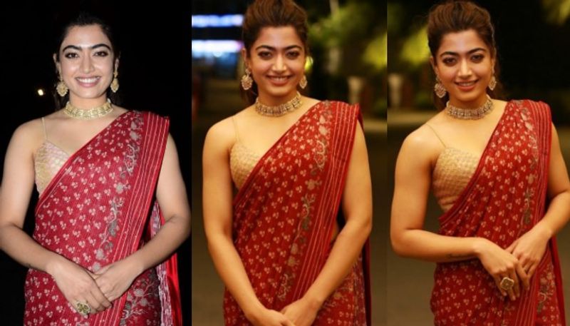 rashmika mandanna s irresistible sari collection