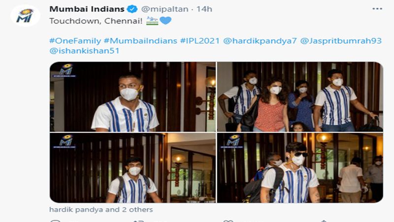 इसके साथ ही, फ्रैंजाइजी ने खिलाड़ियों के चैन्नई पहुंचने पर कुछ तस्वीरें भी शेयर की हैं, जो तेजी से वायरल हो रही हैं। कुछ खिलाड़ी अकेले, तो कुछ अपने परिवार के साथ पहुंचे हैं।