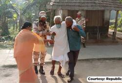 As West Bengal votes, ITBP troops help the elderly reach polling booths