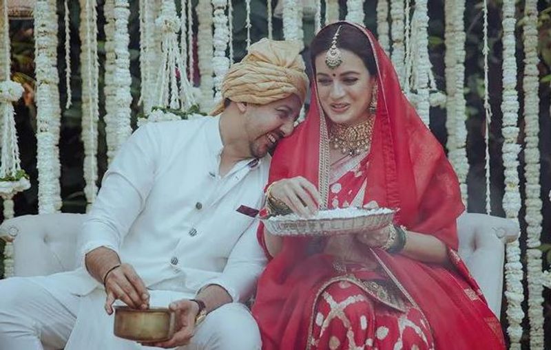 Dia Mirza flaunts her baby bump in this new sun kissed picture