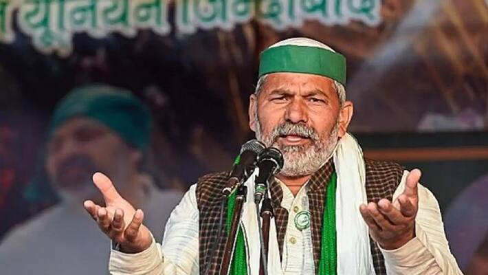 Farmers know how to teach a lesson BKU leader Rakesh Tikait warns center on farm law ckm Farmers know how to teach a lesson BKU leader Rakesh Tikait warns center on farm law ckm