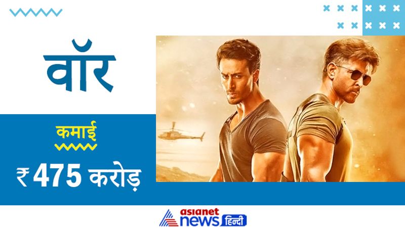 वॉर 150 करोड़ रुपए के बजट में बनी थी। यह फिल्म अक्टूबर, 2019 में रिलीज हुई थी। 