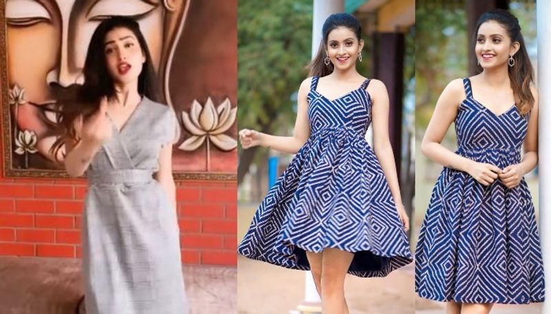 ఈ క్రమంలో తాజాగా దీపికా పిల్లి బ్లూబెర్రీలా ముస్తాబైంది. బ్లూ స్లీవ్లెస్ గౌనులో వయ్యారాలు ఒలకబోసింది.