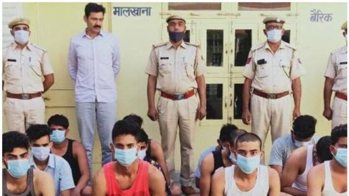 ABVP activists arrested for Attacked Rakesh Tikait ABVP activists arrested for Attacked Rakesh Tikait