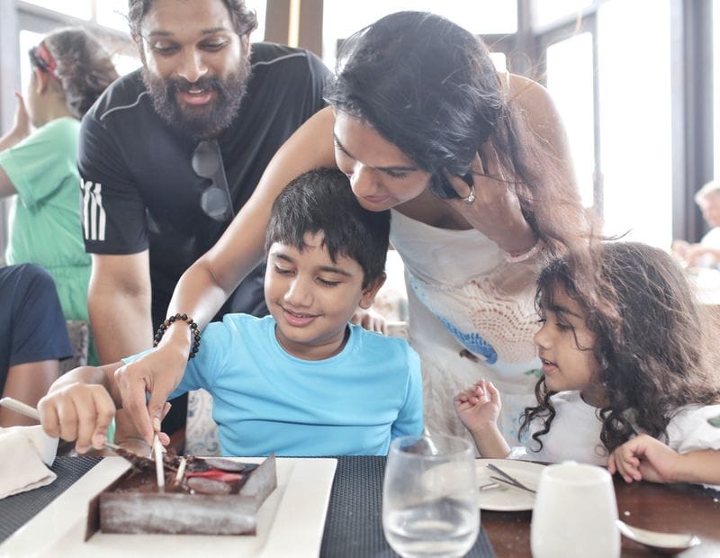 <p>ಅಲ್ಲು ಅಯಾನ್ನ ಏಳನೇ ಹುಟ್ಟುಹಬ್ಬವನ್ನು ಮಾಲ್ಡೀವ್ಸ್ನಲ್ಲಿ ಆಚರಿಸಲಾಗಿತ್ತು.</p>