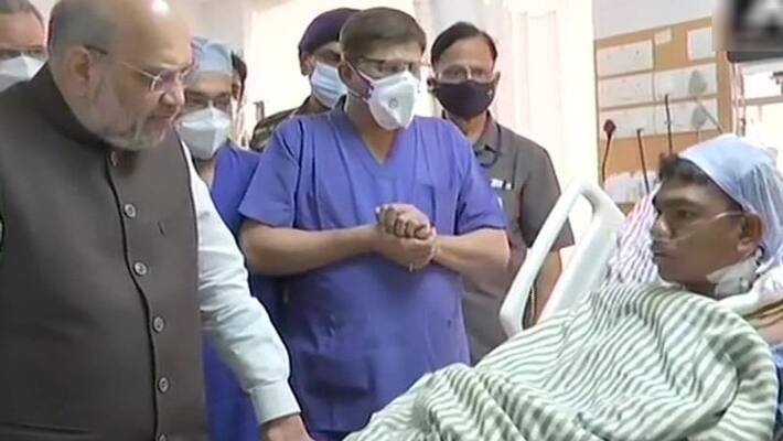 Naxalite attack, Union Home Minister Amit Shah on tour to Chhattisgarh kpa Naxalite attack, Union Home Minister Amit Shah on tour to Chhattisgarh kpa