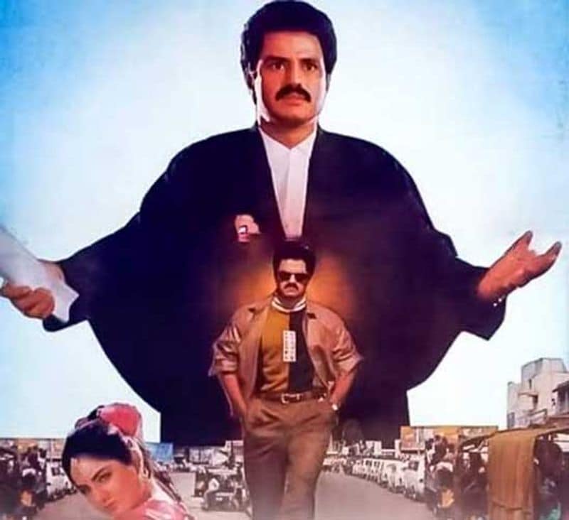 ధర్మ క్షేత్రం మూవీలో లాయర్ గా బాలయ్య
